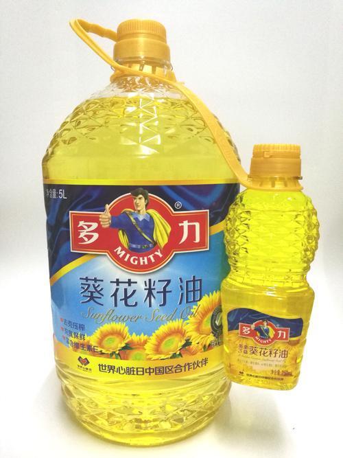 多力葵花籽油5l附250ml葵花籽物理去壳压榨含维生素e食用油非调和油